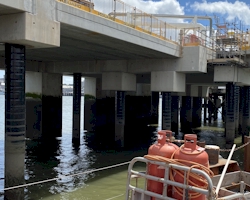 Pile Protection System installed on Fuel Terminal