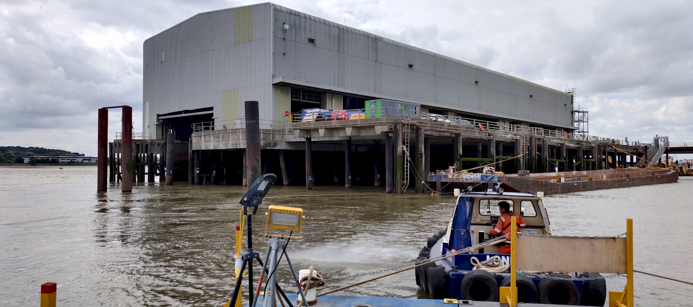 ICCP Clamping on Cold Harbour Jetty